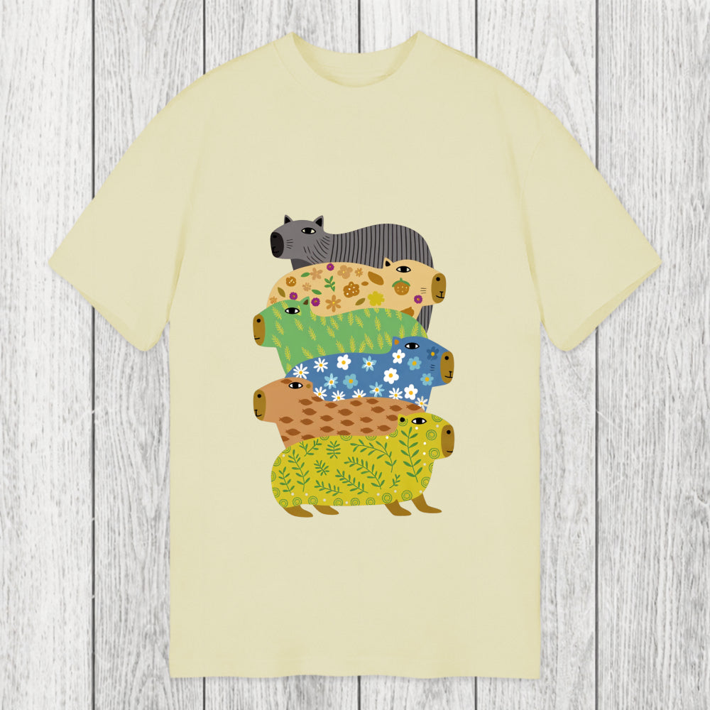 Tokyosol Colorful Capybaras Classic T-Shirt