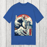 Tokyosol Ukiyo-e Statue Of Liberty Classic T-Shirt