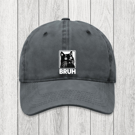 Tokyosol BRUH Cat Washed Cap