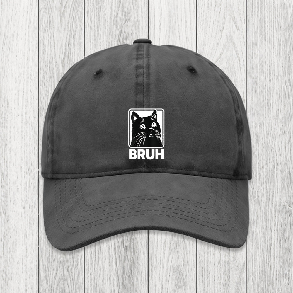 Tokyosol BRUH Cat Washed Cap