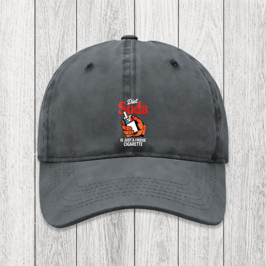 Tokyosol Diet Soda Is Just A Fridge Cigarette Funny Washed Cap