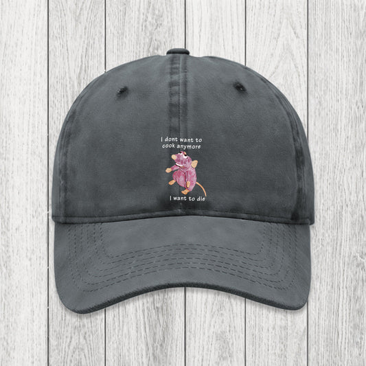 Tokyosol I Don't Want To Cook Anymore Washed Cap
