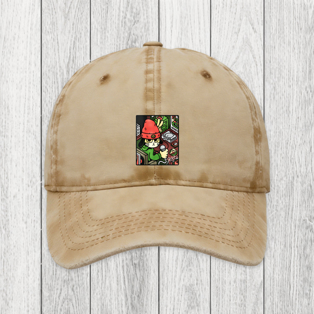 Tokyosol Rapper Cat Washed Cap
