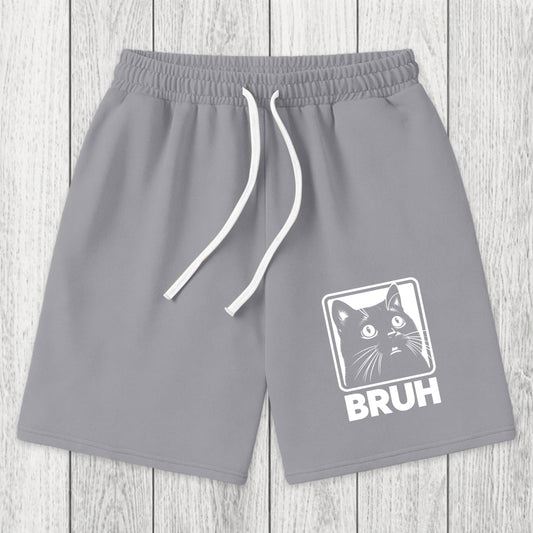 Tokyosol BRUH Cat Washed Shorts