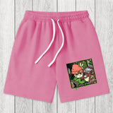 Tokyosol Rapper Cat Washed Shorts