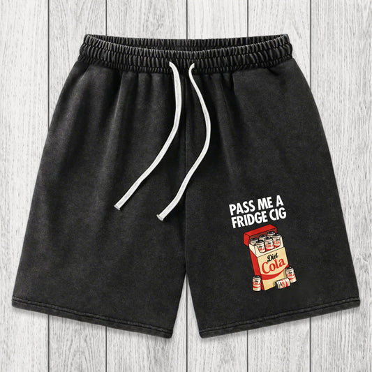 Tokyosol Diet Cola Cigarette Pack Washed Shorts