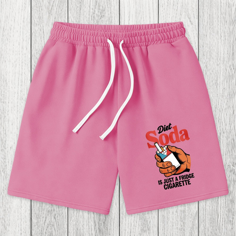 Tokyosol Diet Soda Is Just A Fridge Cigarette Funny Washed Shorts