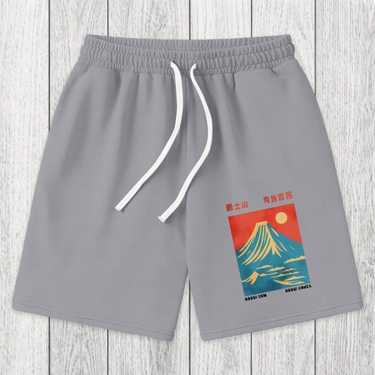 Tokyosol Mount Fuji Vintage Washed Shorts