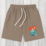 Tokyosol Mount Fuji Vintage Washed Shorts