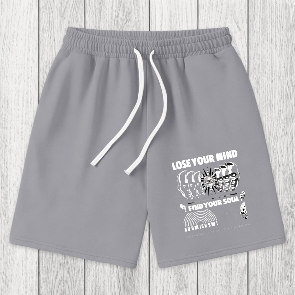 Tokyosol Lose Mind Find Soul Washed Shorts