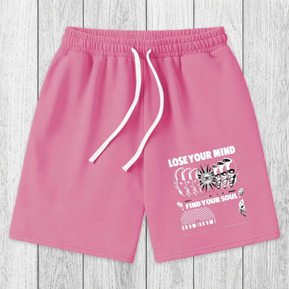 Tokyosol Lose Mind Find Soul Washed Shorts