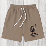 Tokyosol Focused Samurai Frog Washed Shorts