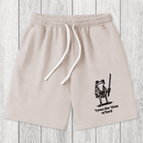 Tokyosol Focused Samurai Frog Washed Shorts