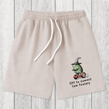 Tokyosol Frog Riding A Balance Scooter Washed Shorts