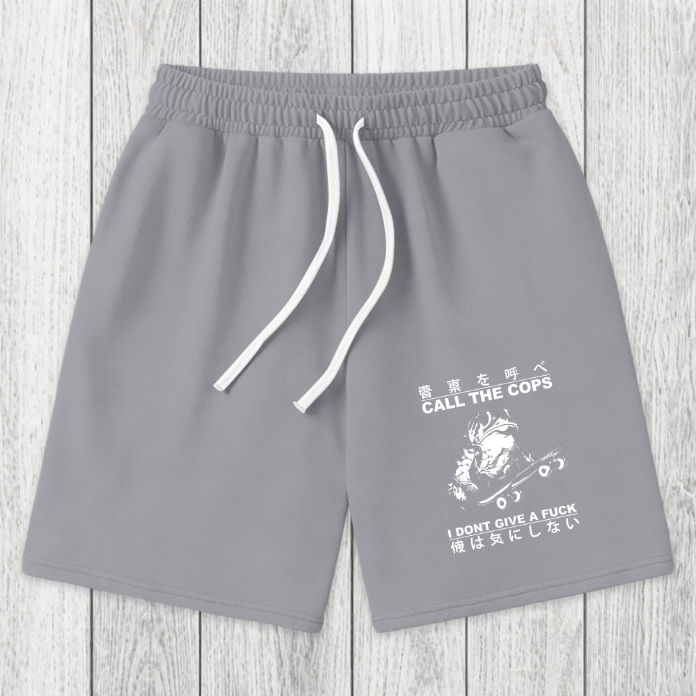 Tokyosol I Don't Care Washed Shorts
