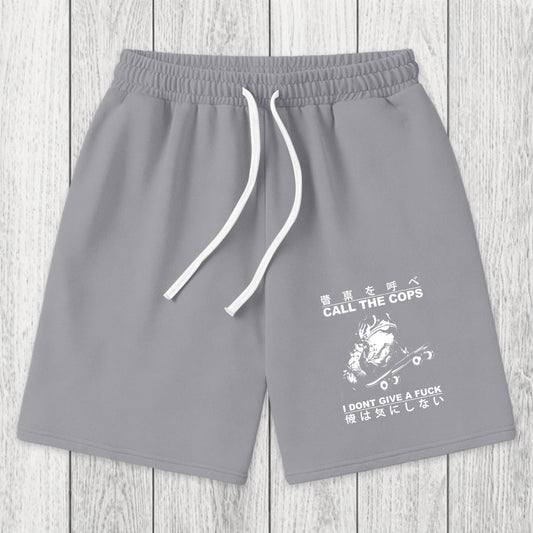 Tokyosol I Don't Care Washed Shorts