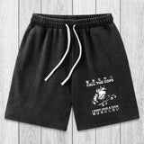 Tokyosol I Don't Care Washed Shorts