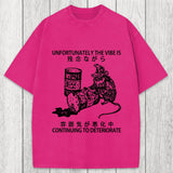 Tokyosol The Vibe Is Continuing To Deteriorate Washed T-Shirt