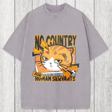Tokyosol No Country For Human Servants Washed T-Shirt