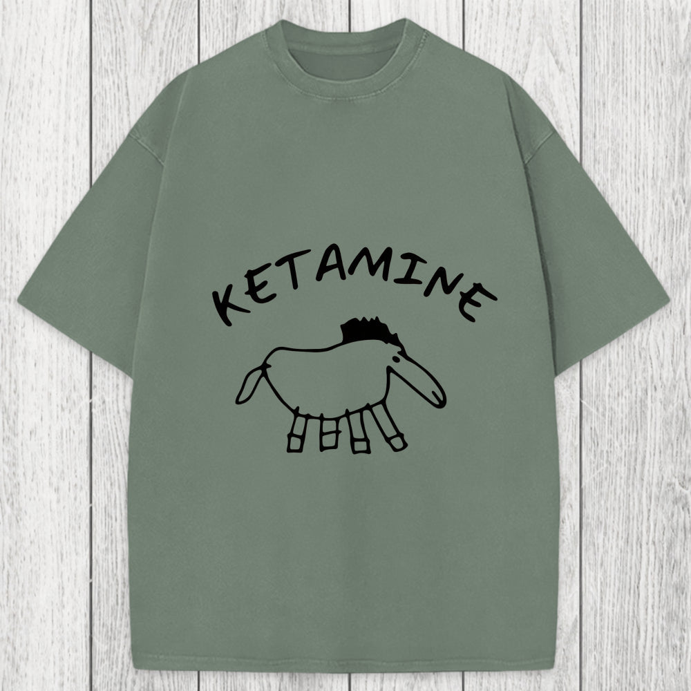 Tokyosol Ketamine Child Drawing Washed T-Shirt