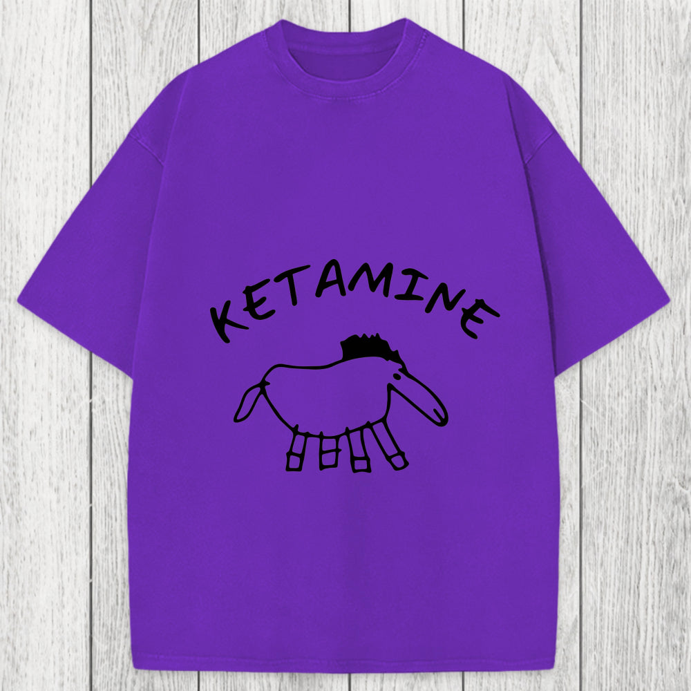 Tokyosol Ketamine Child Drawing Washed T-Shirt