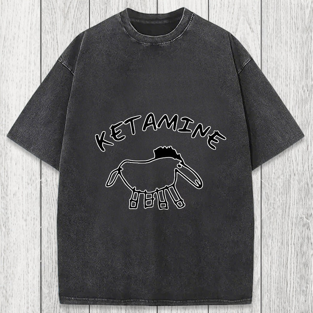 Tokyosol Ketamine Child Drawing Washed T-Shirt