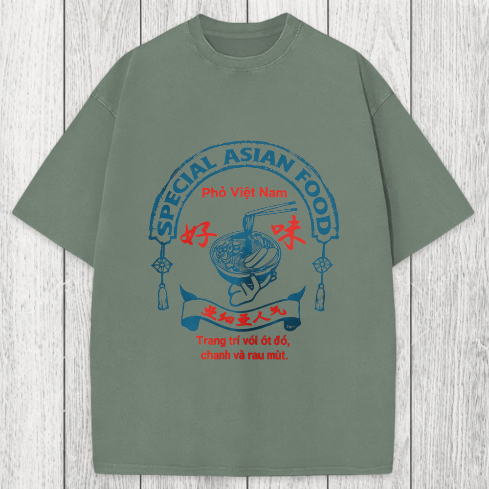 Tokyosol Special Asian Food Washed T-Shirt