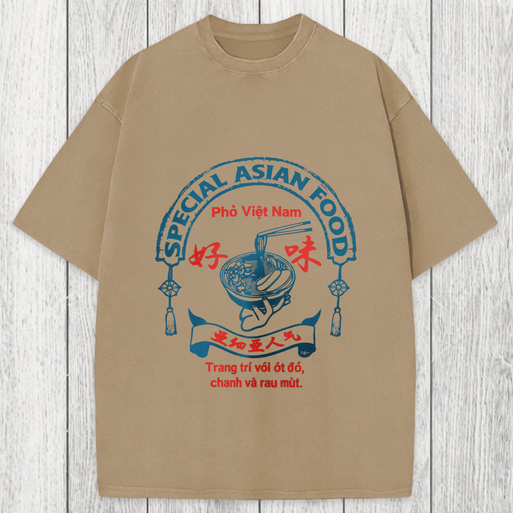 Tokyosol Special Asian Food Washed T-Shirt