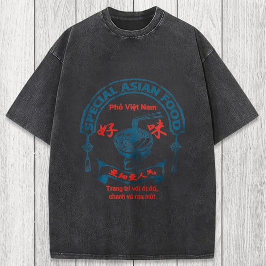 Tokyosol Special Asian Food Washed T-Shirt