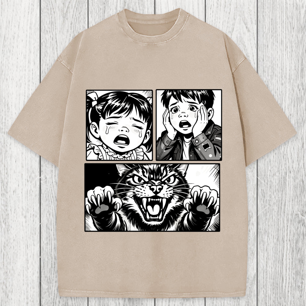Tokyosol The Last Meow Washed T-Shirt