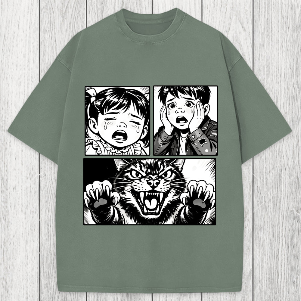 Tokyosol The Last Meow Washed T-Shirt