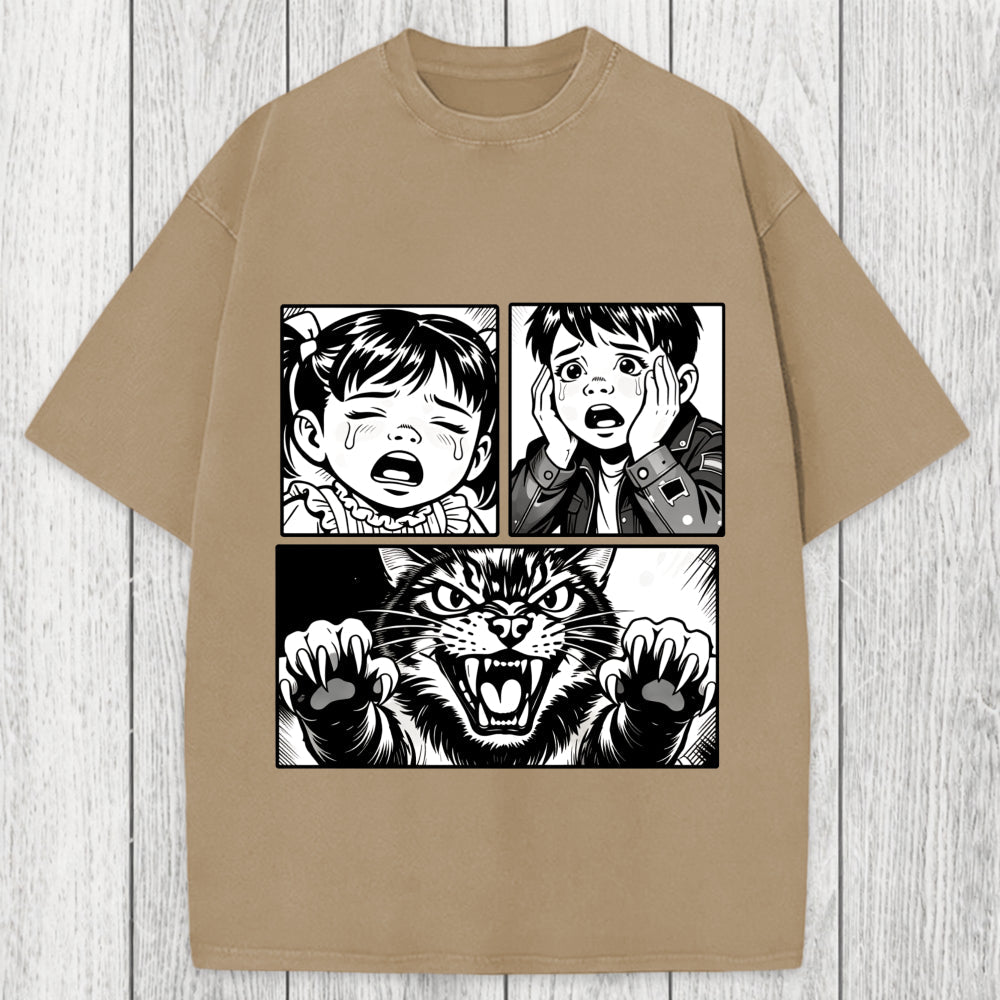 Tokyosol The Last Meow Washed T-Shirt
