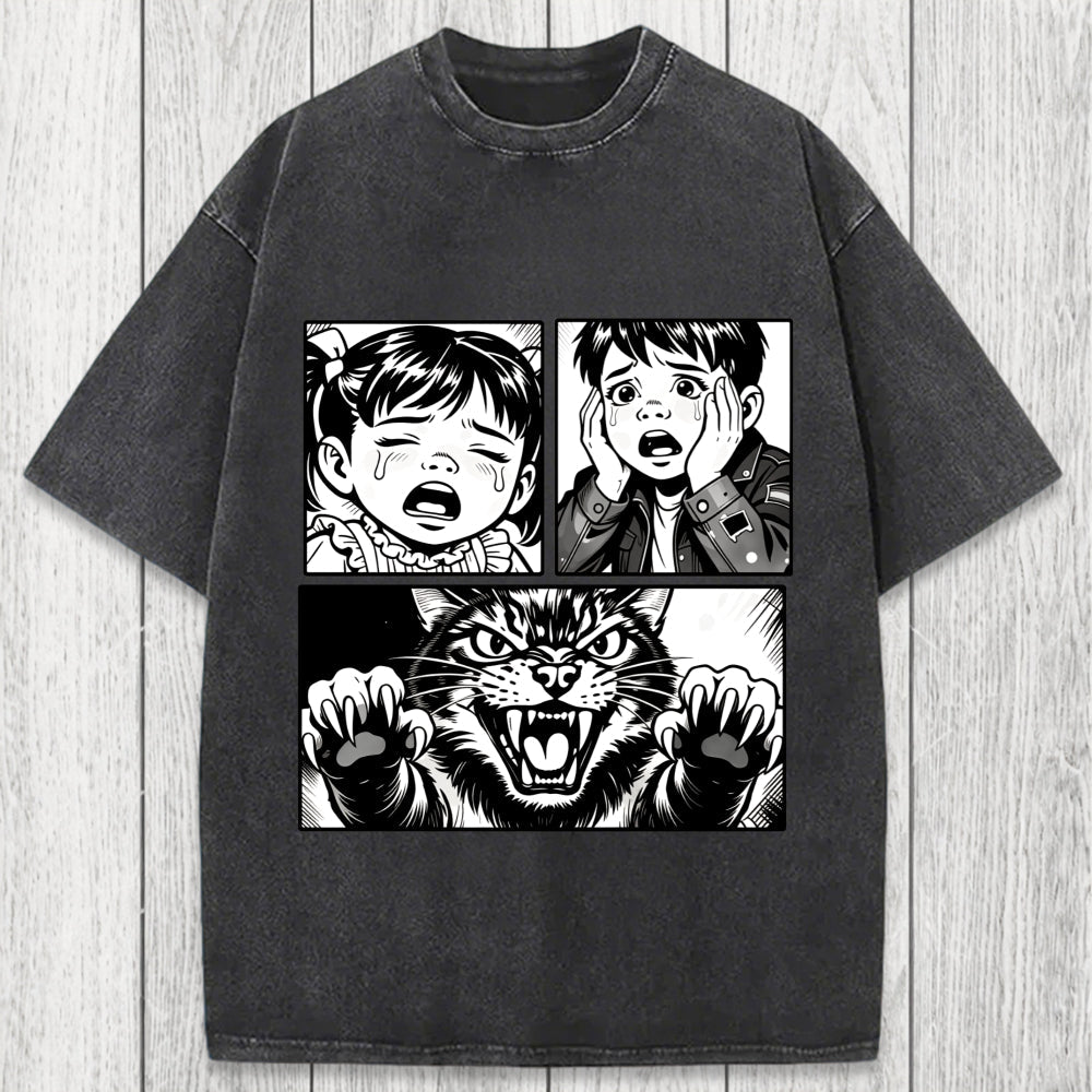 Tokyosol The Last Meow Washed T-Shirt