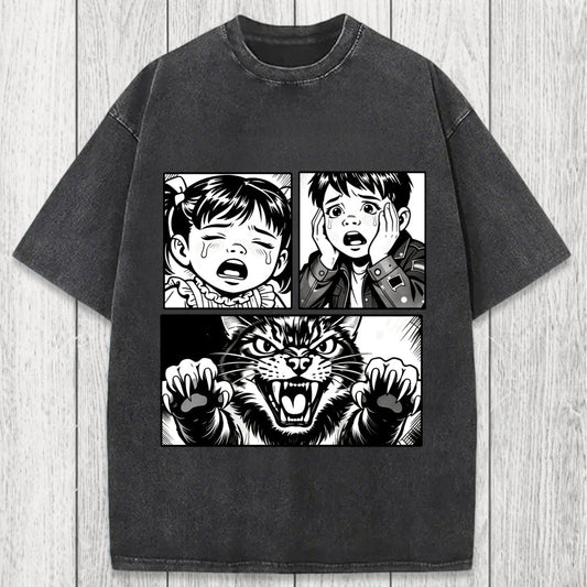 Tokyosol The Last Meow Washed T-Shirt