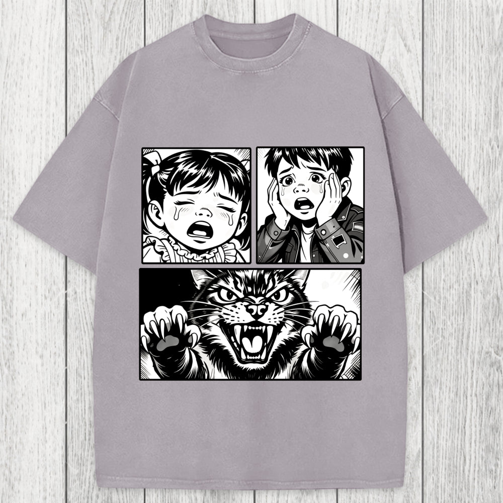 Tokyosol The Last Meow Washed T-Shirt