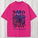 Tokyosol Tokyo Aquarium Octopus Washed T-Shirt