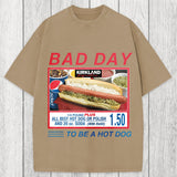 Tokyosol Bad Day To Be A Hot Dog Washed T-Shirt
