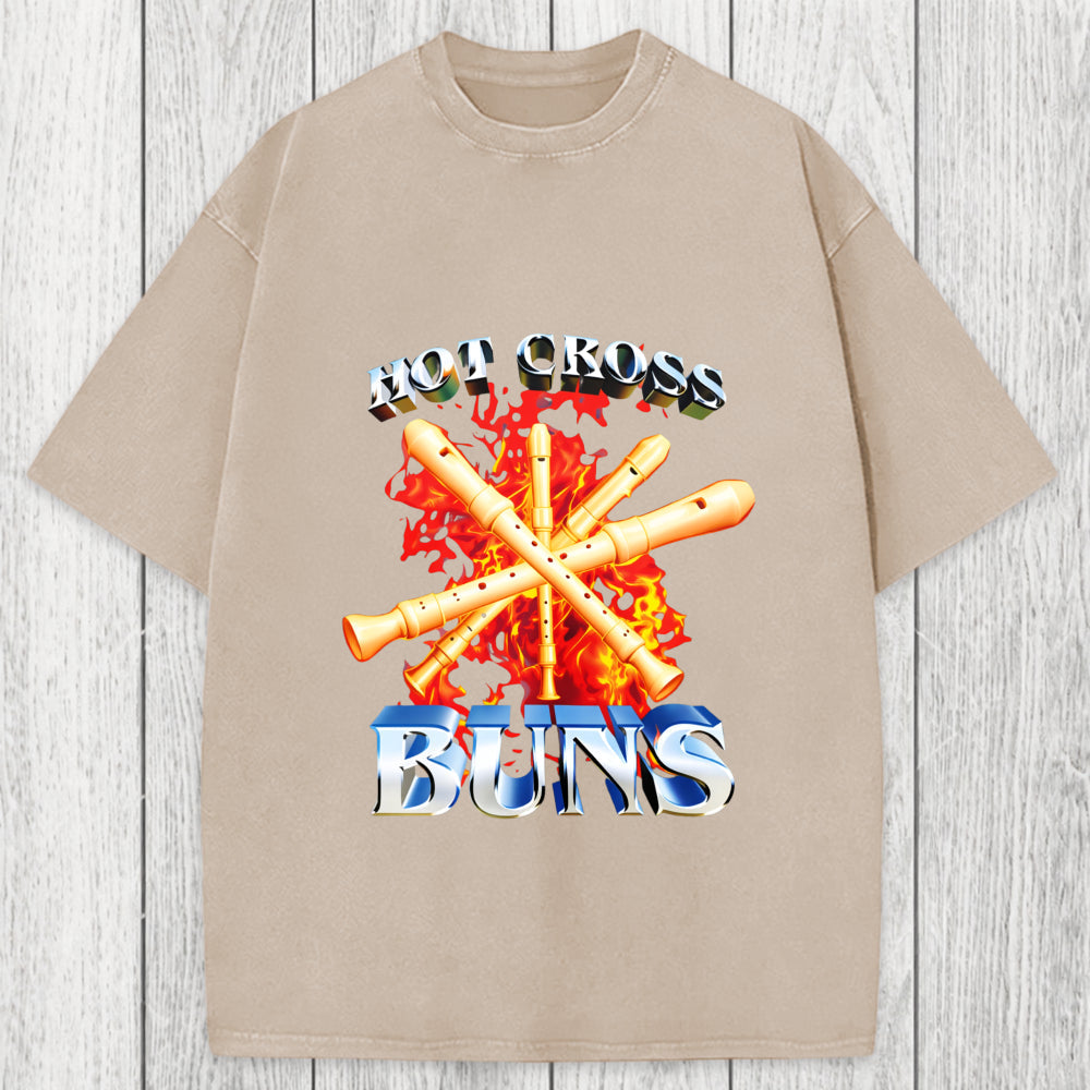 Tokyosol HOT CROSS BUNS Washed T-Shirt