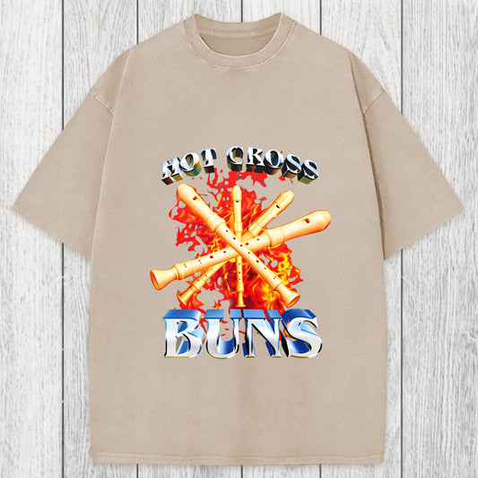 Tokyosol HOT CROSS BUNS Washed T-Shirt