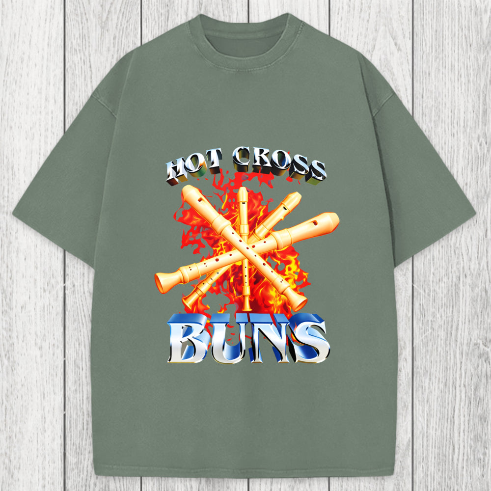 Tokyosol HOT CROSS BUNS Washed T-Shirt