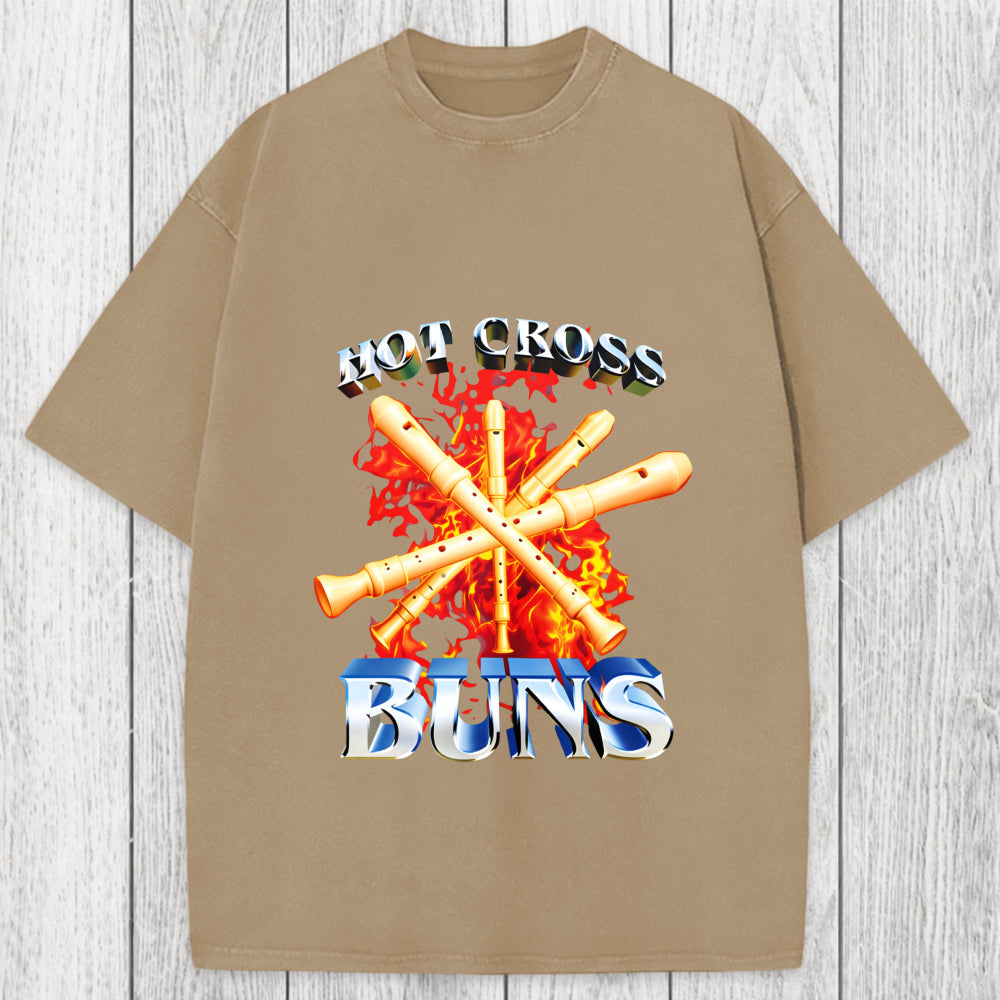 Tokyosol HOT CROSS BUNS Washed T-Shirt