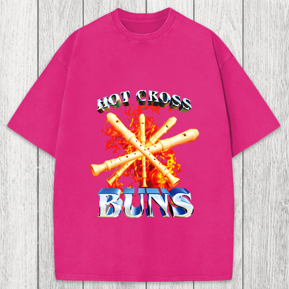 Tokyosol HOT CROSS BUNS Washed T-Shirt