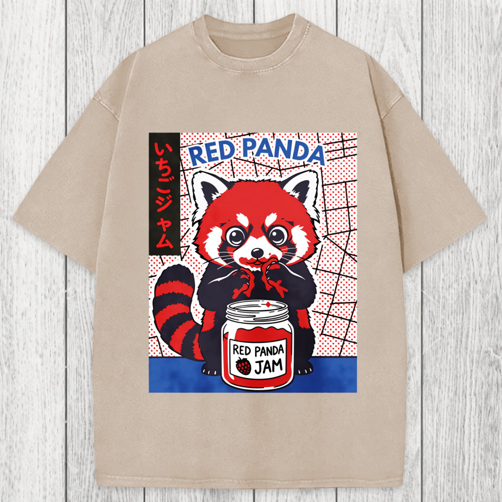 Tokyosol Red Panda Washed T-Shirt