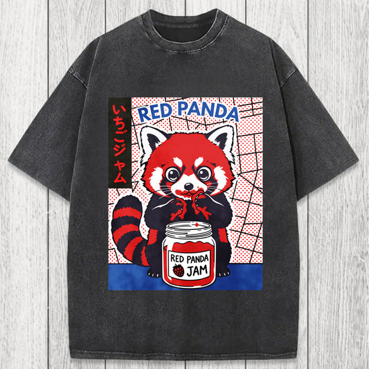 Tokyosol Red Panda Washed T-Shirt