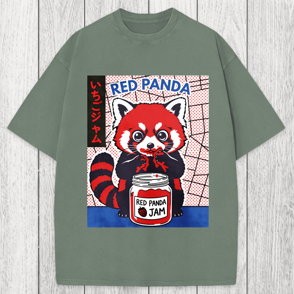 Tokyosol Red Panda Washed T-Shirt