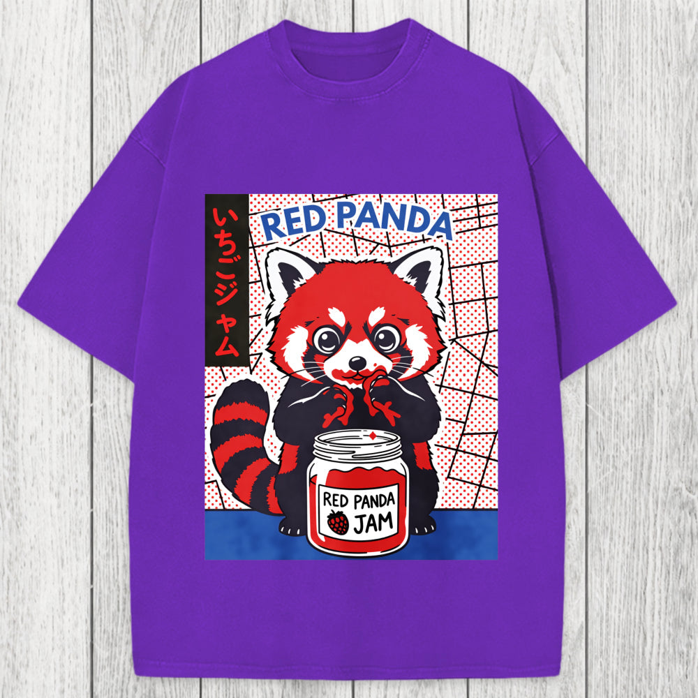 Tokyosol Red Panda Washed T-Shirt