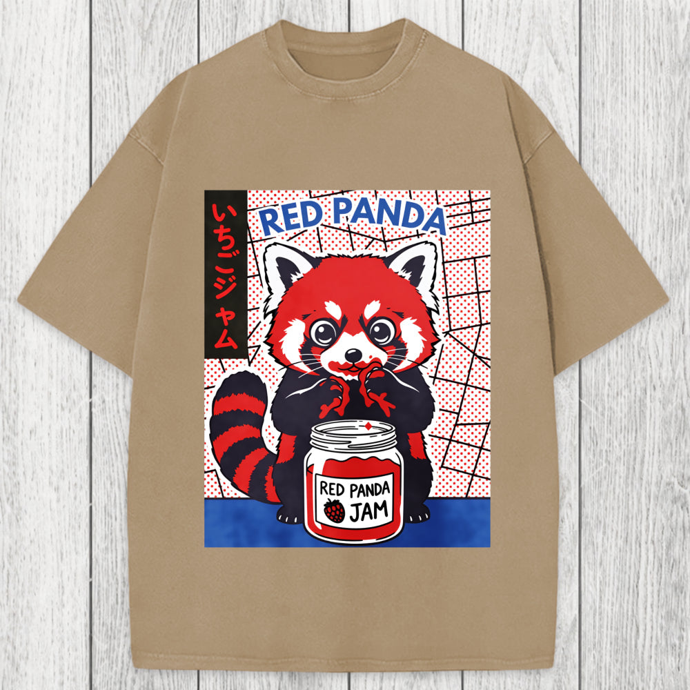 Tokyosol Red Panda Washed T-Shirt