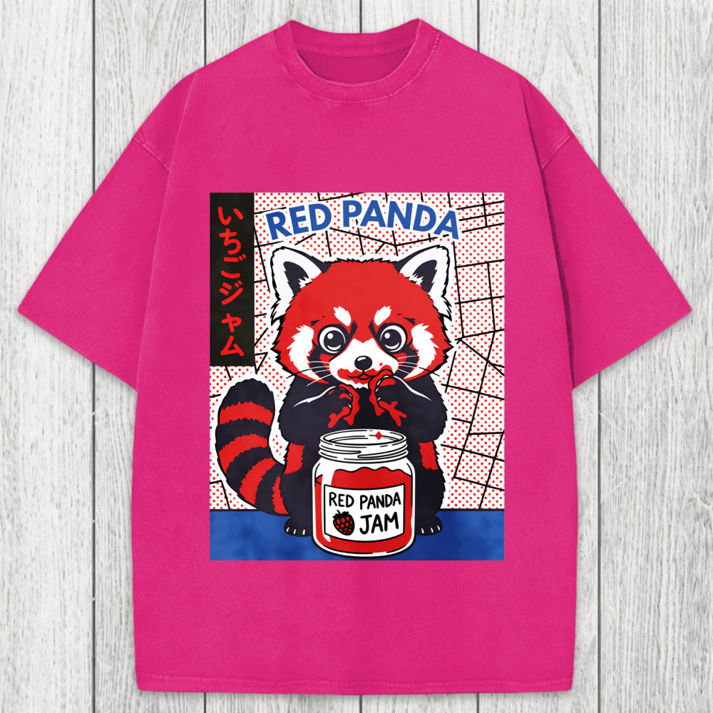 Tokyosol Red Panda Washed T-Shirt