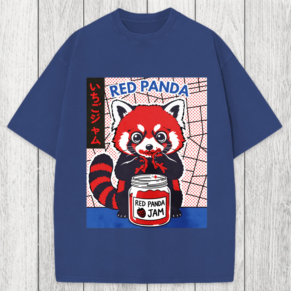 Tokyosol Red Panda Washed T-Shirt