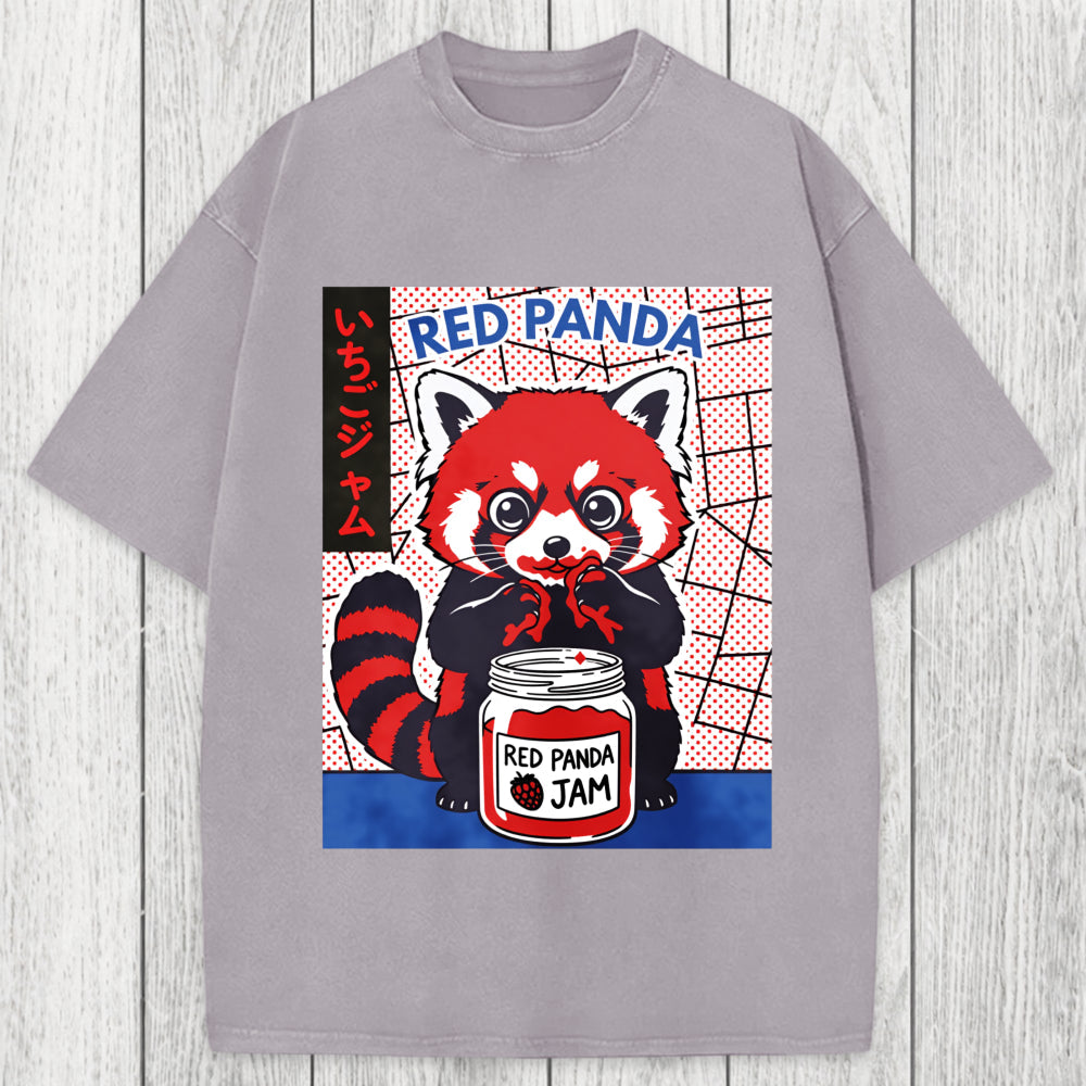 Tokyosol Red Panda Washed T-Shirt